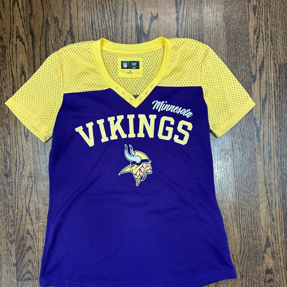 NFL Ladies Vikings Jersey - Purple and Yellow
